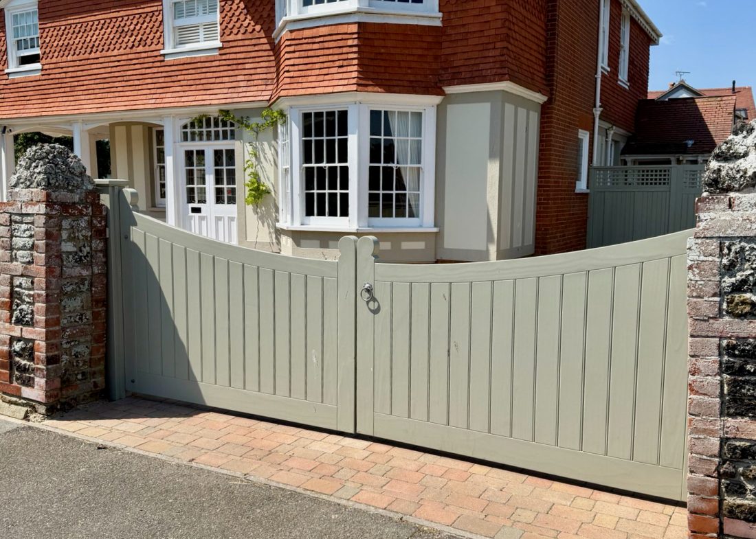 Bespoke Painted Driveway Gates