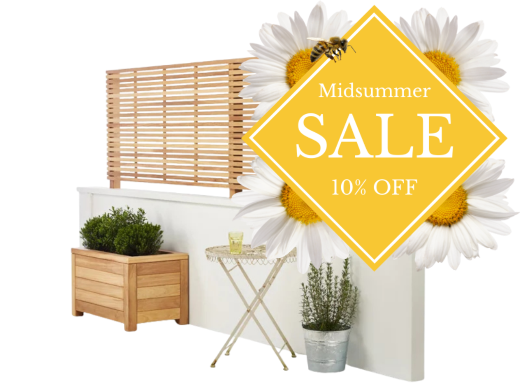 Products from The Garden Trellis Co with a badge that says Midsummer Sale 10% off